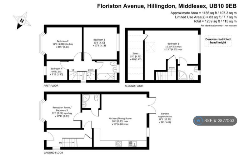Room Floriston Avenue in Greater London