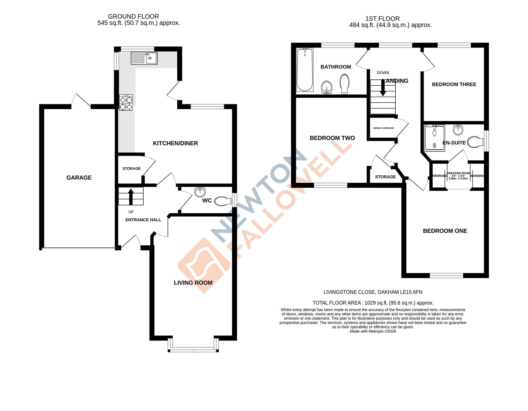 House Livingstone Close in Oakham