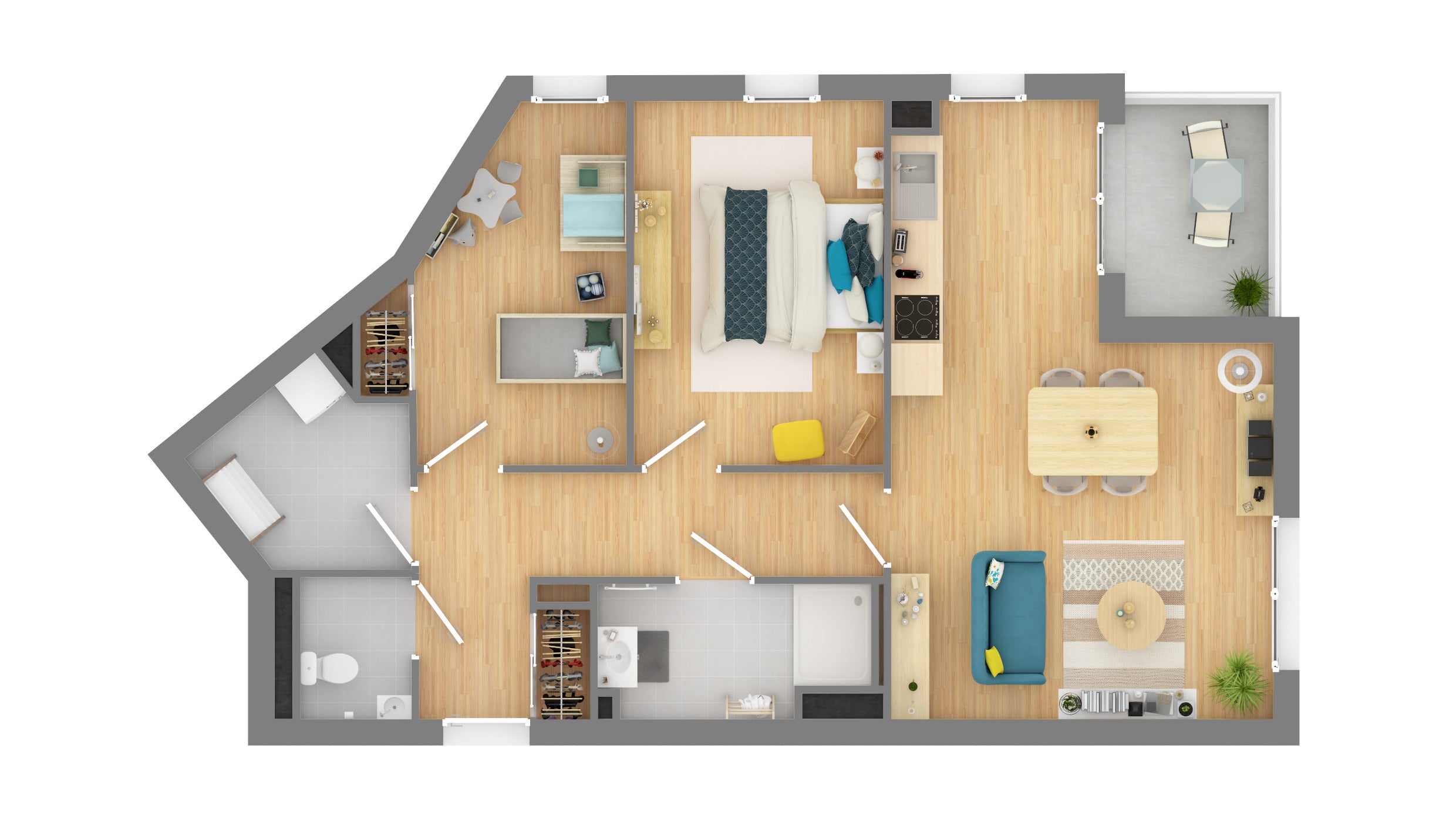 Flat Rue de la Blanche in Saint-Herblain