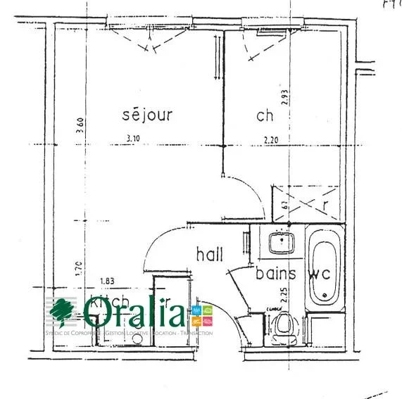 Flat Rue d'Auxonne in Dijon