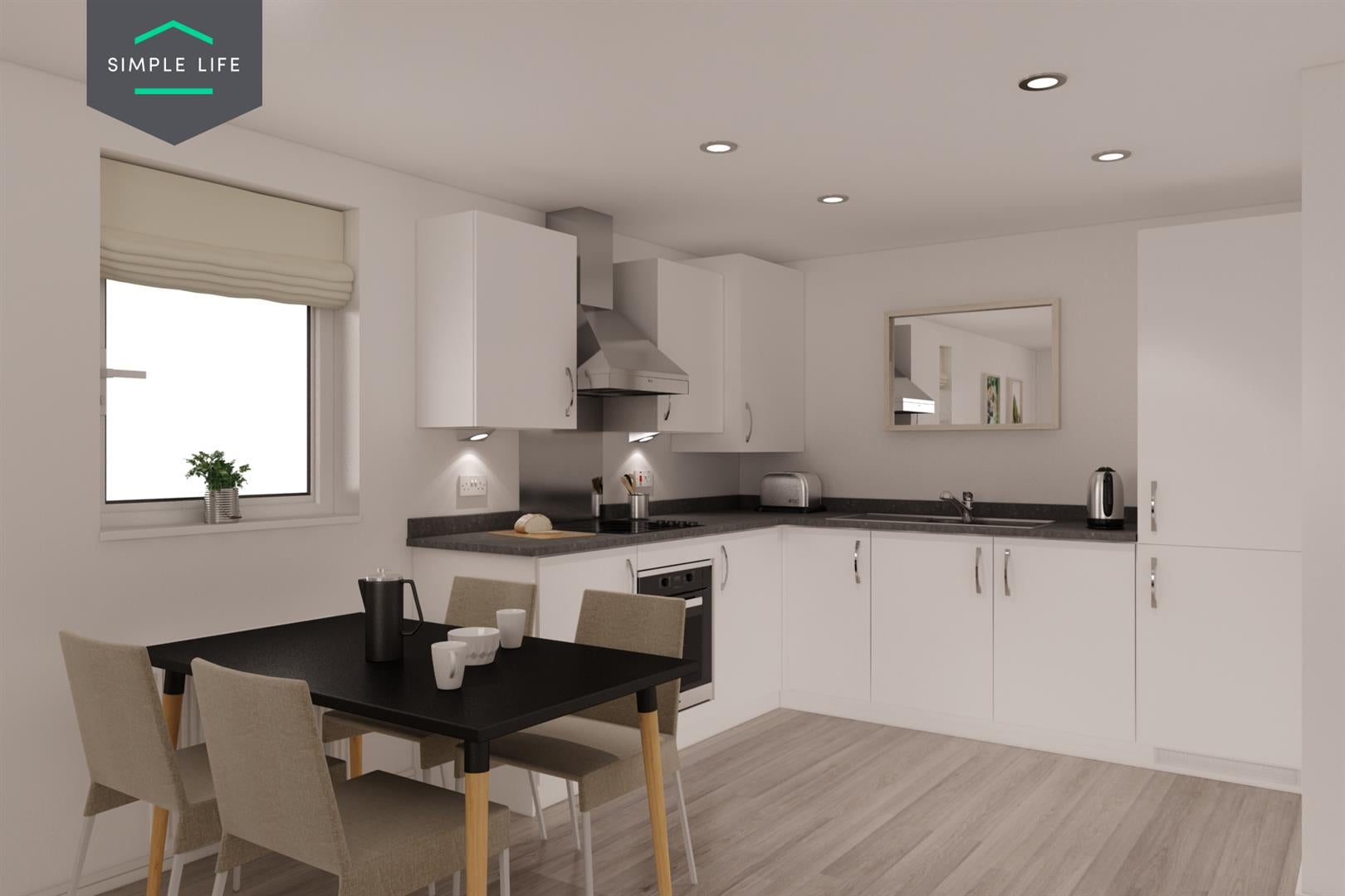Flat Hurst Park Court in Huyton