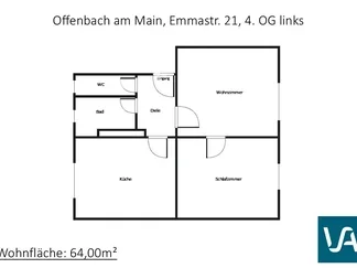 Wohnung Emmastraße in Offenbach am Main