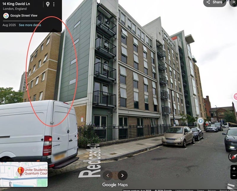 Room King David Lane in Greater London