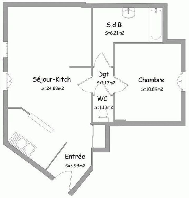 Appartement Rue Clarissa Jean-Philippe à Fleury-les-Aubrais