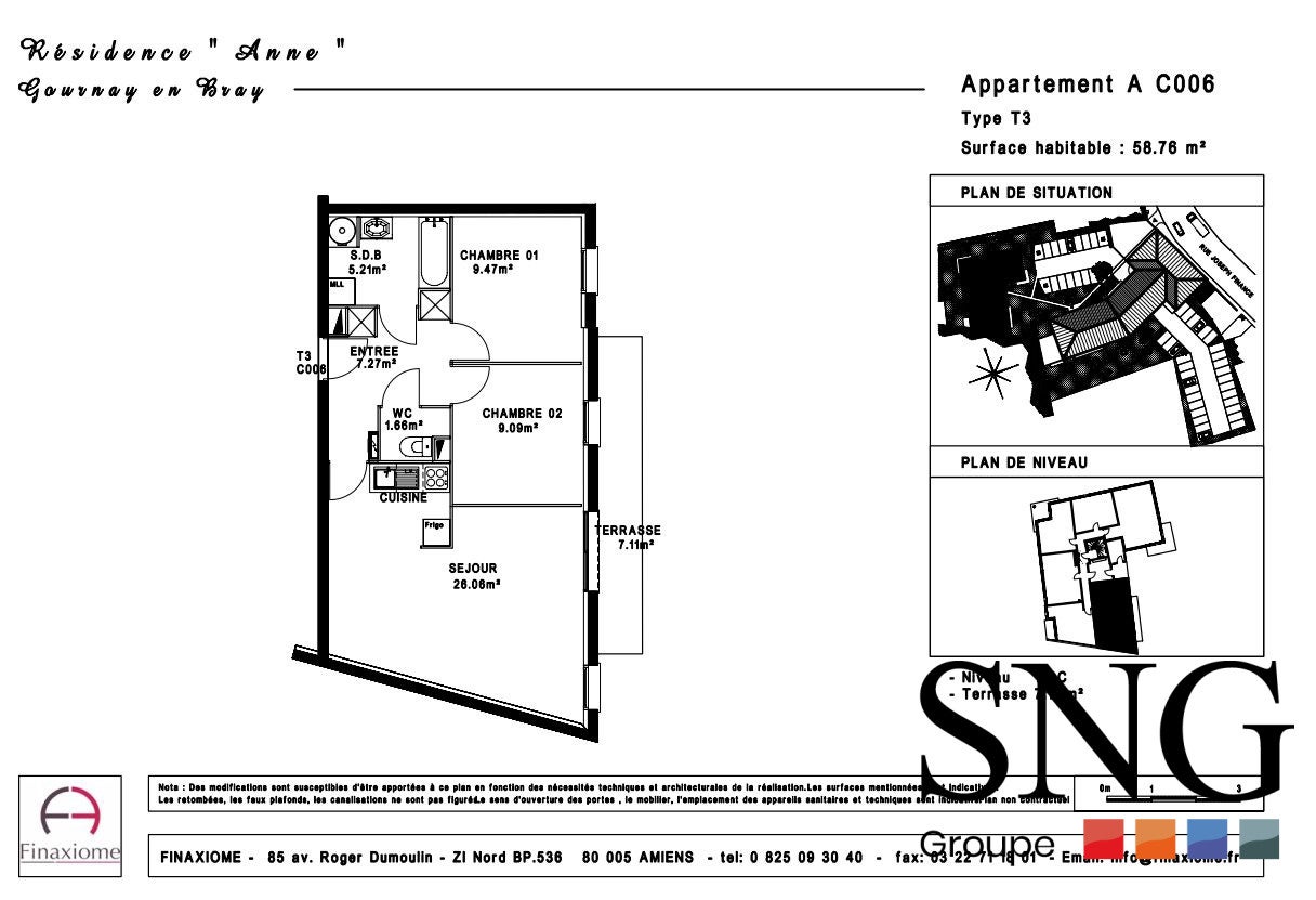 Flat Rue Joseph Finance in Gournay-en-Bray