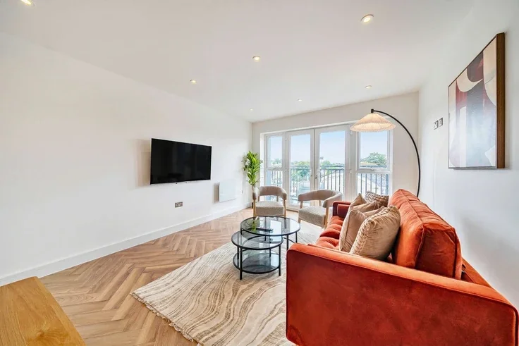 Flat Camp Road in Rushmoor