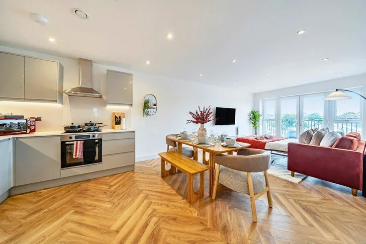 Flat Camp Road in Rushmoor