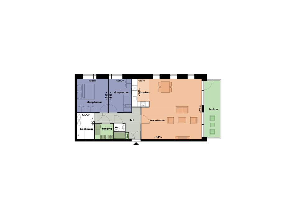 Appartement Dampkring 471 in Heerhugowaard