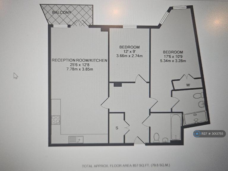 Flat Jessop Place in Greater London