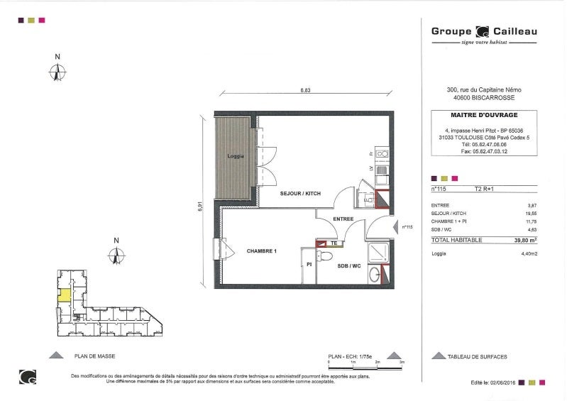 Flat Rue du Capitaine Nemo in Biscarrosse