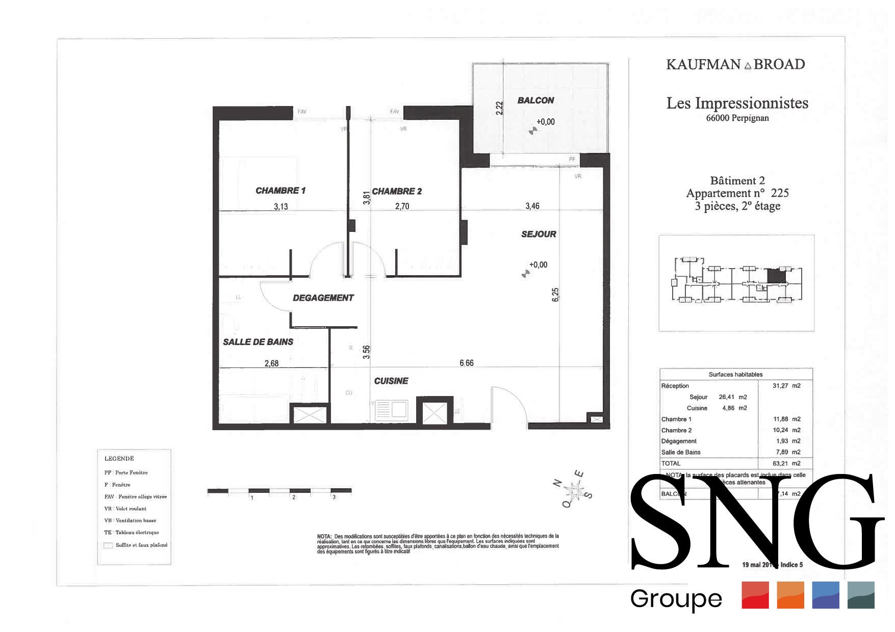 Appartement Avenue d'Argelès-sur-Mer à Perpignan