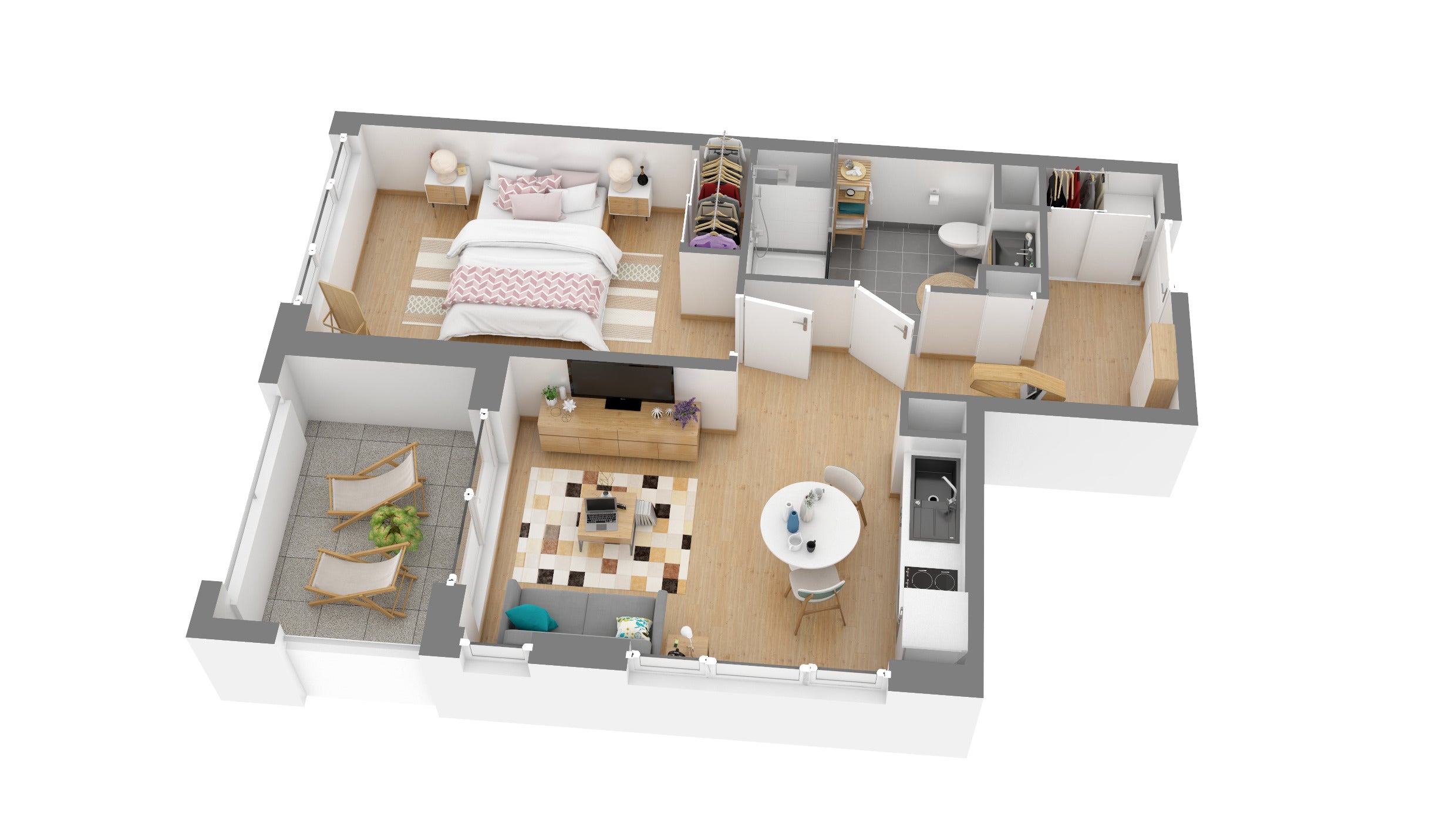 Flat Rue Marie-Louise Idelon in Toulouse