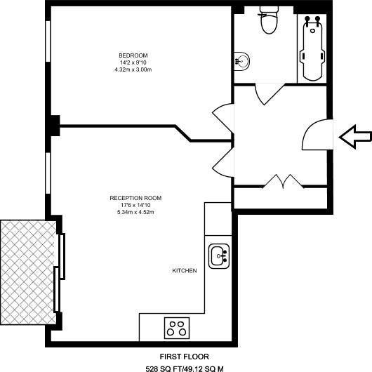 Flat Surrey Quays Road in Greater London
