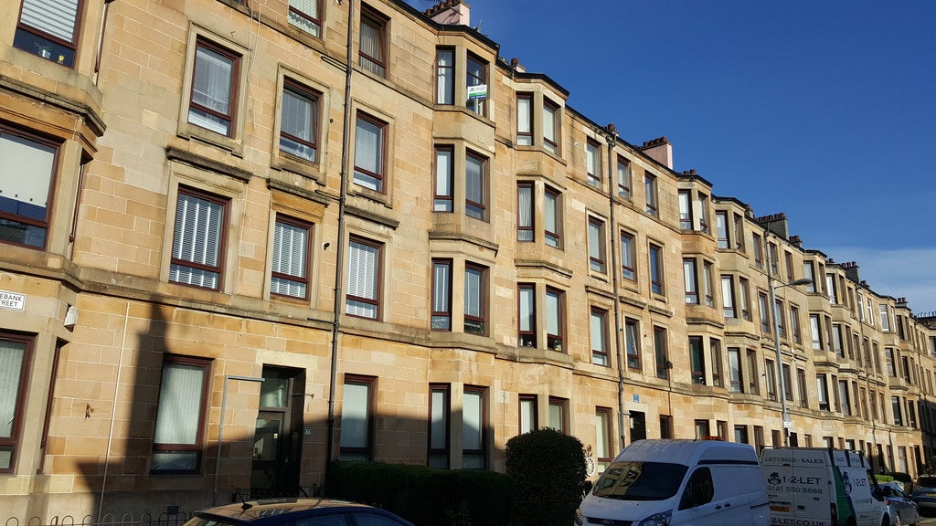 Flat Roebank Street in Glasgow