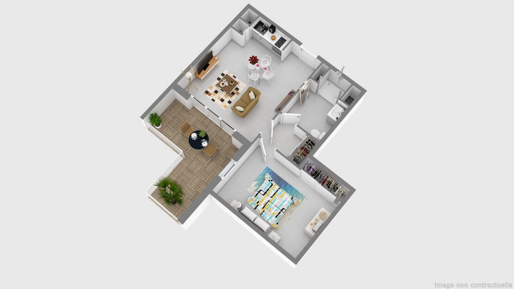 Appartement Rue de la Pradelle à Saint-Orens-de-Gameville