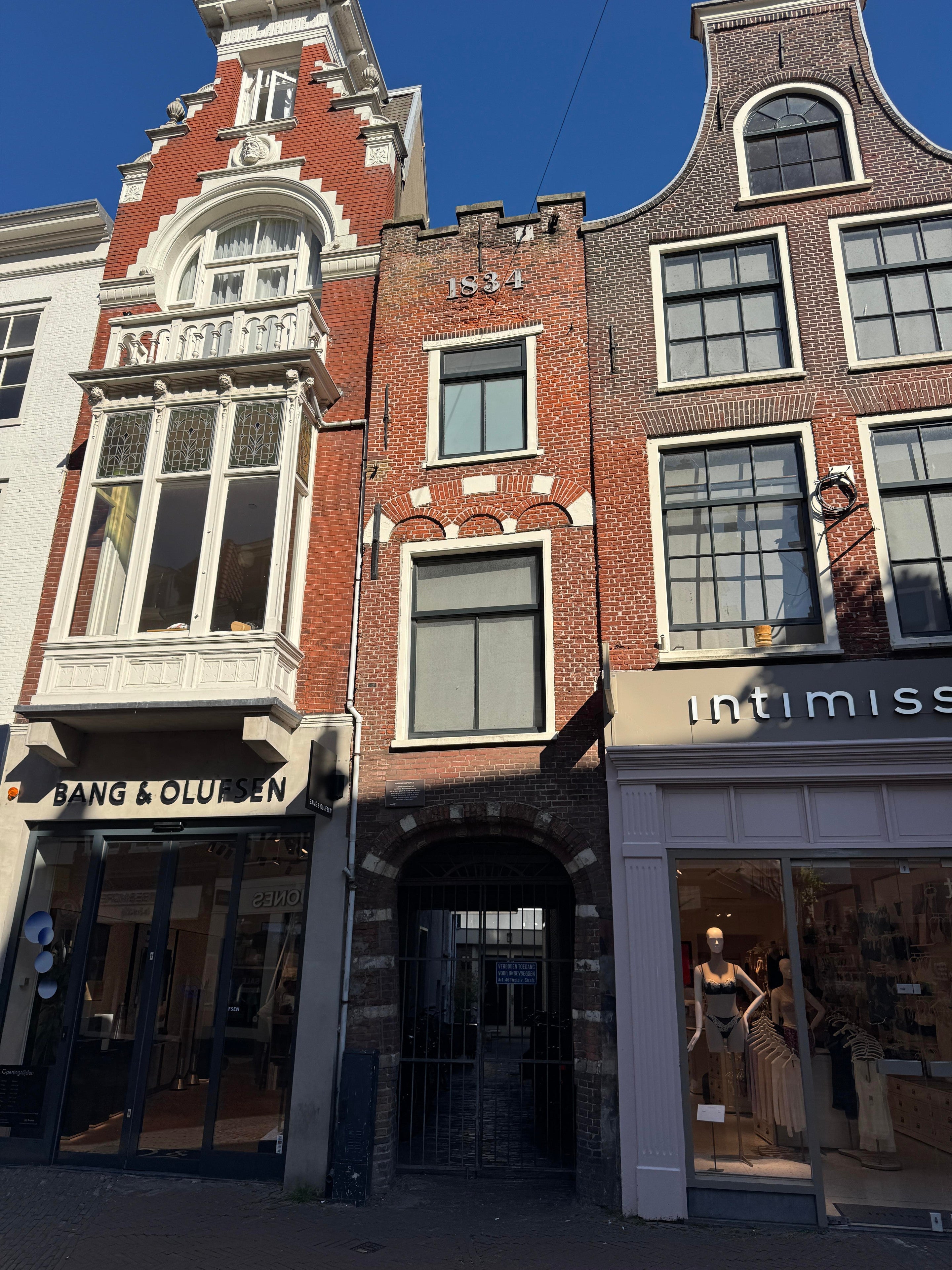 Huis Grote Houtstraat in Haarlem