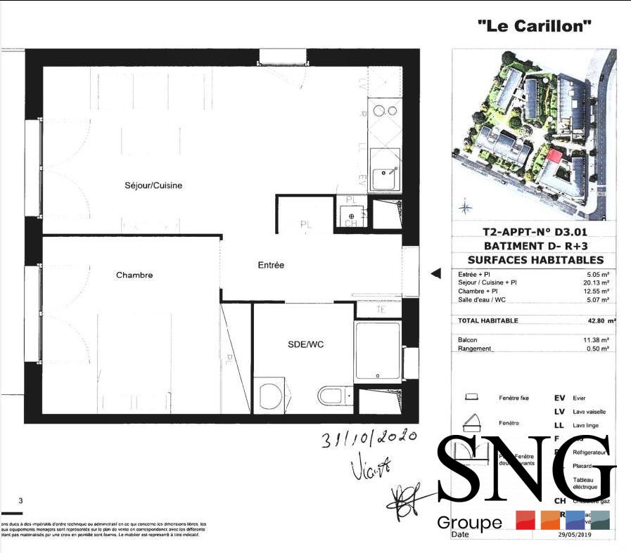 Appartement Rue Jeanne Chauvin à Toulouse