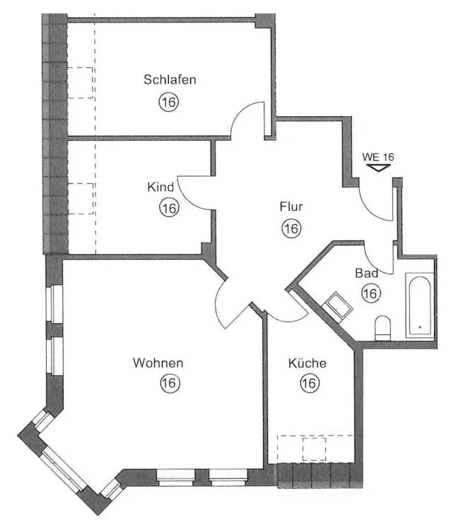 Wohnung Osterweihstraße in Zwickau