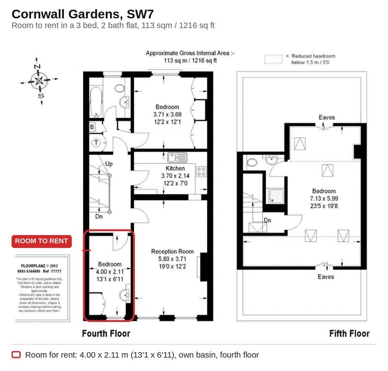 Flat Kynance Mews in Greater London