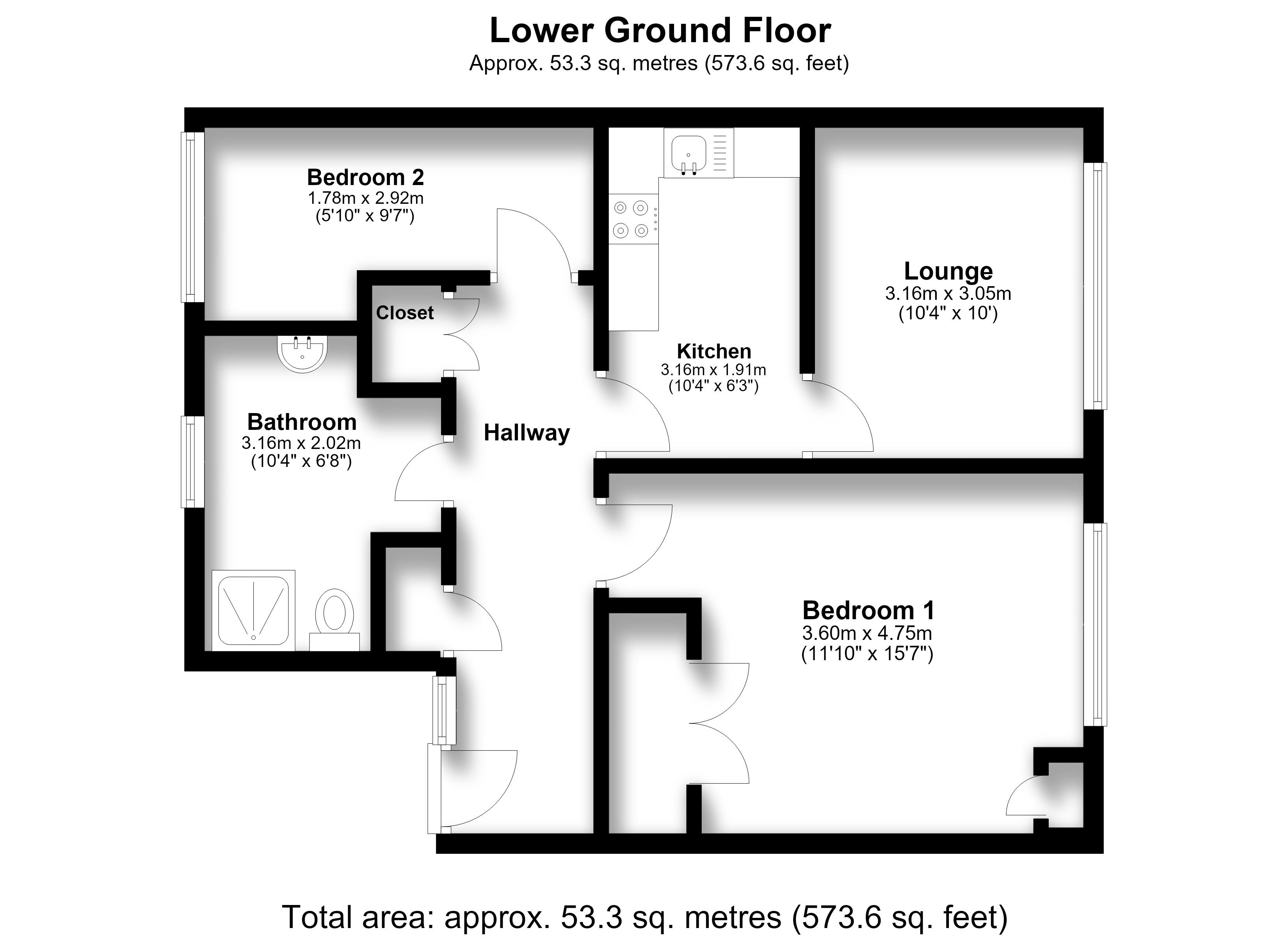 Flat Palmeira Avenue in Hove