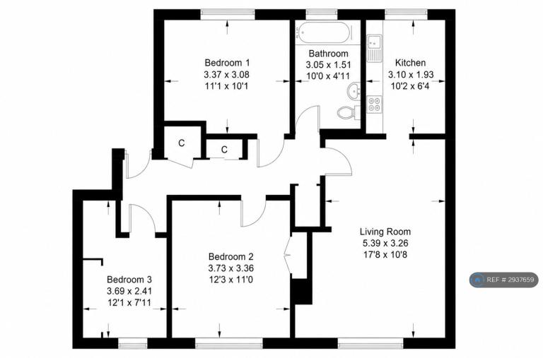 Flat Colinton Place in Dundee