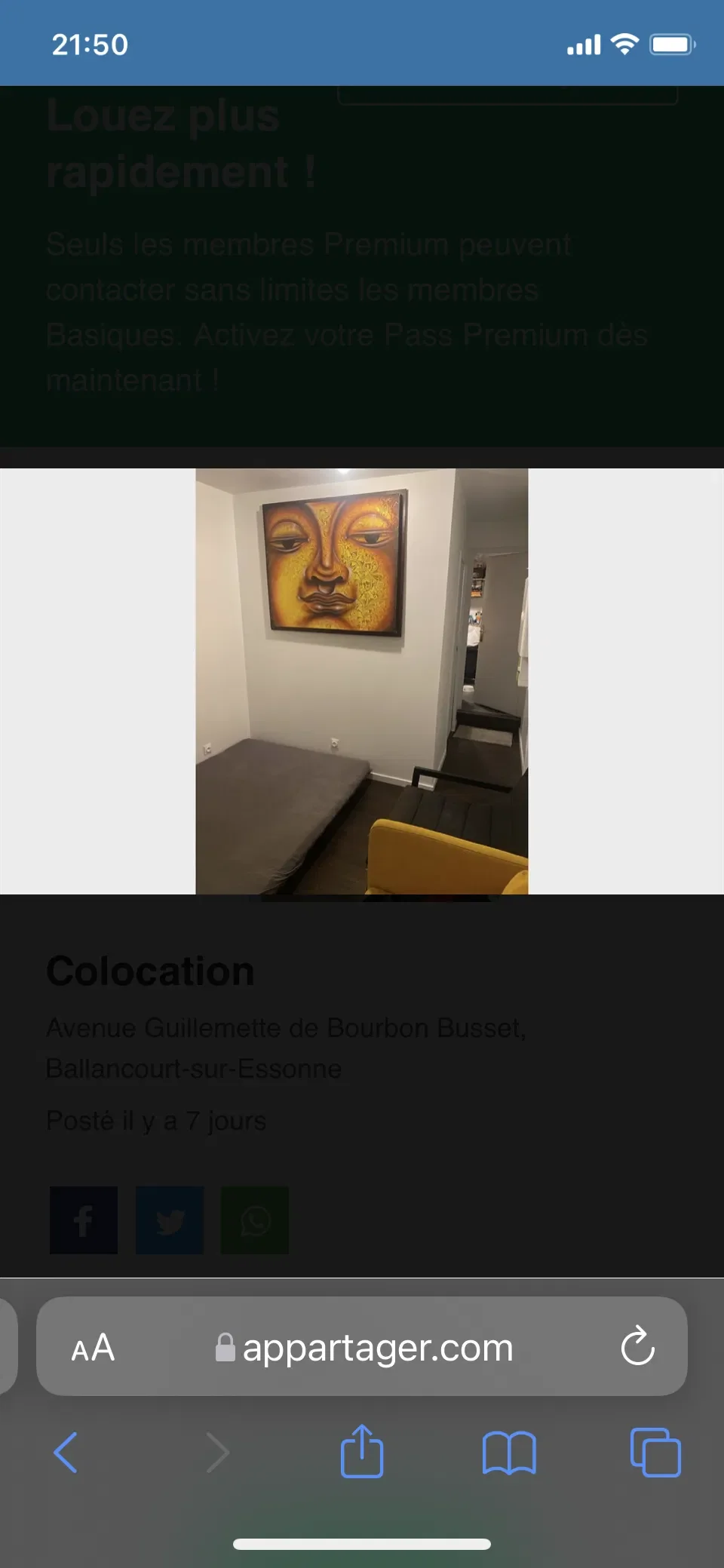 Room D 191 in Ballancourt-sur-Essonne