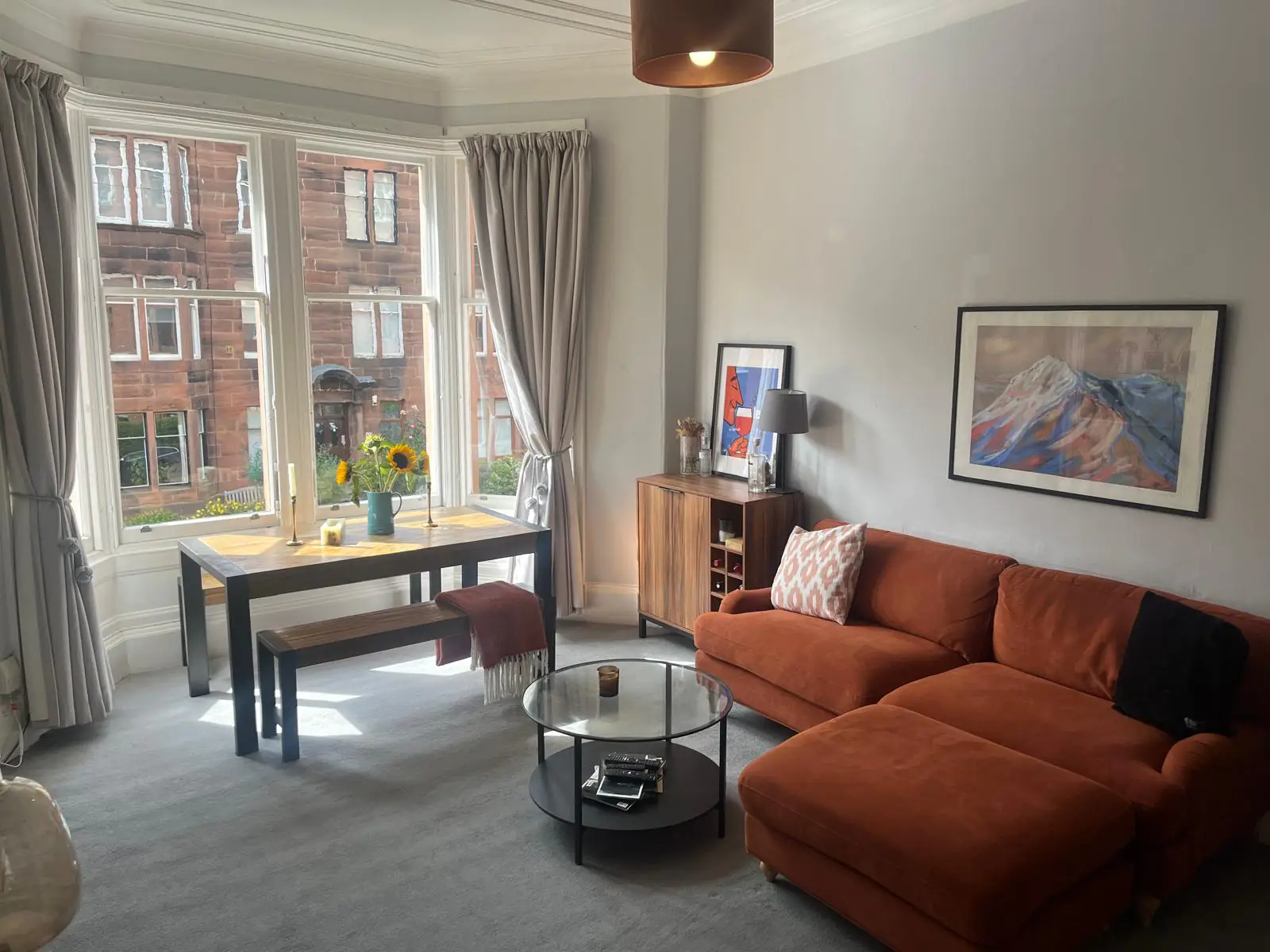 Flat Airlie Street in Glasgow