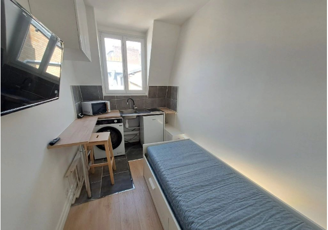 Flat Rue de Courcelles in Paris