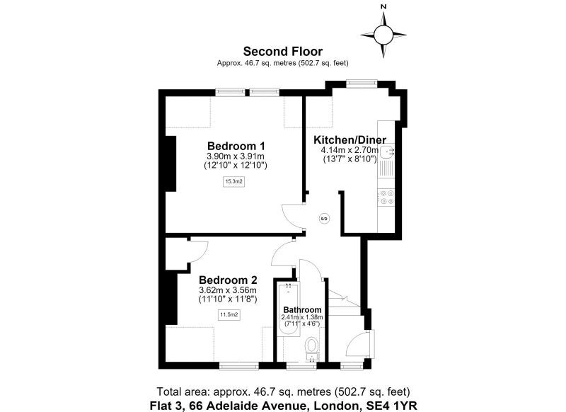 Room Adelaide Avenue in Greater London
