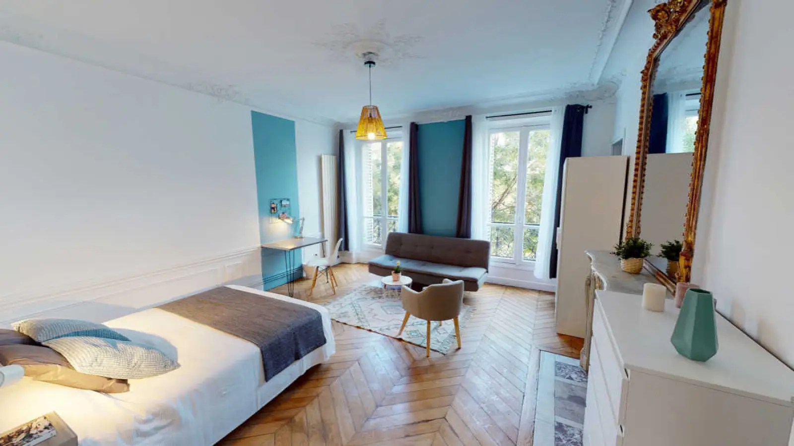 Chambre Rue Lucien Sampaix à Paris