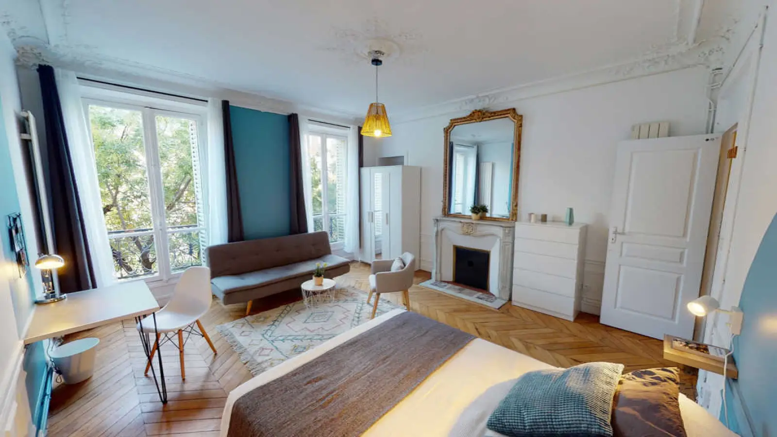 Chambre Rue Lucien Sampaix à Paris