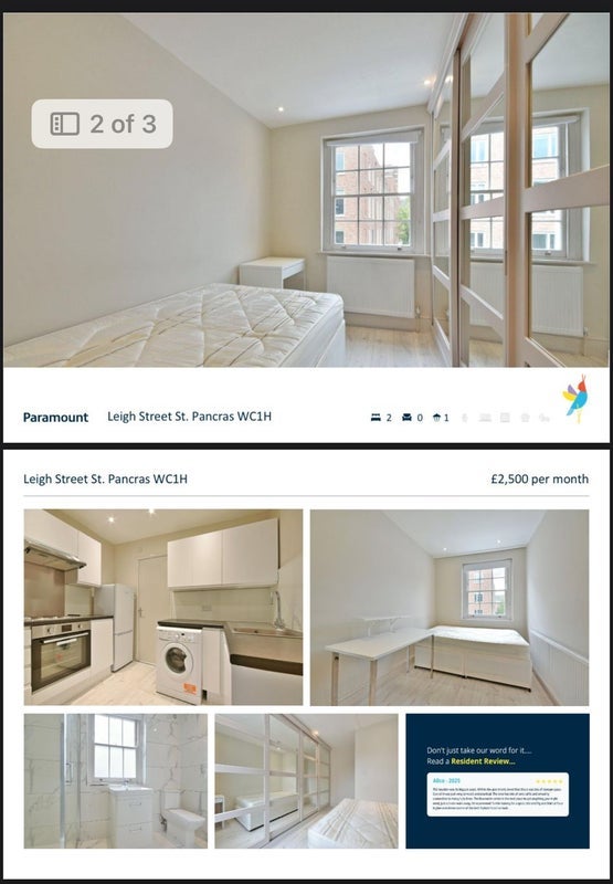Room Leigh Street in Greater London