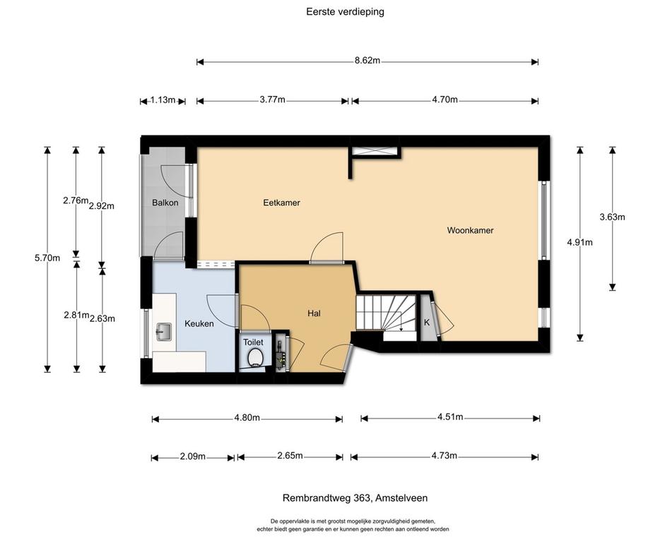 Appartement te huur: Rembrandtweg, Amstelveen