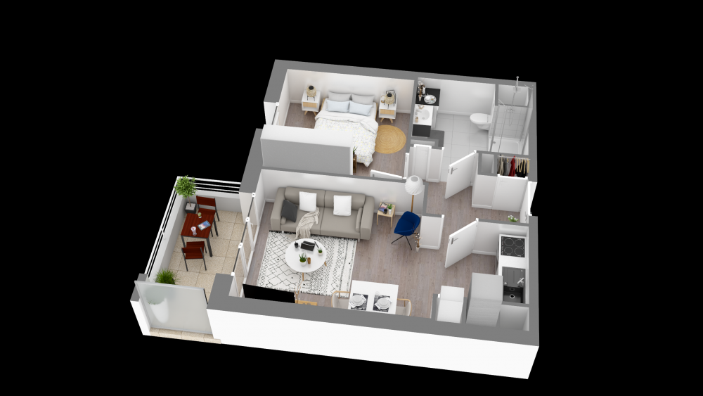 Flat Rue Françoise Dolto in Saran
