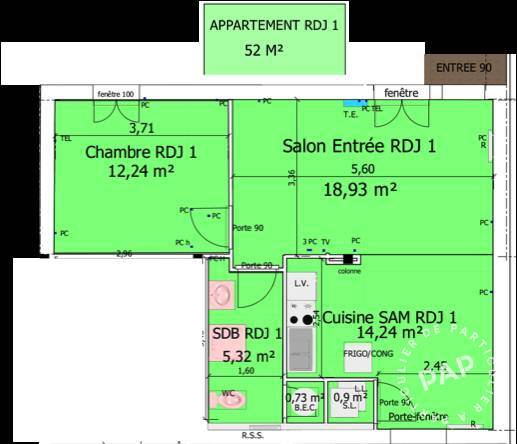 Appartement Rue des Bouquinvilles à Eaubonne