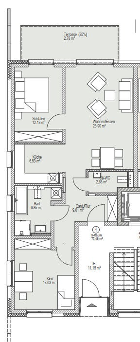 Wohnung Kreuzstraße in Freital