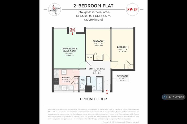 Flat Churchill Gardens Road in City of Westminster