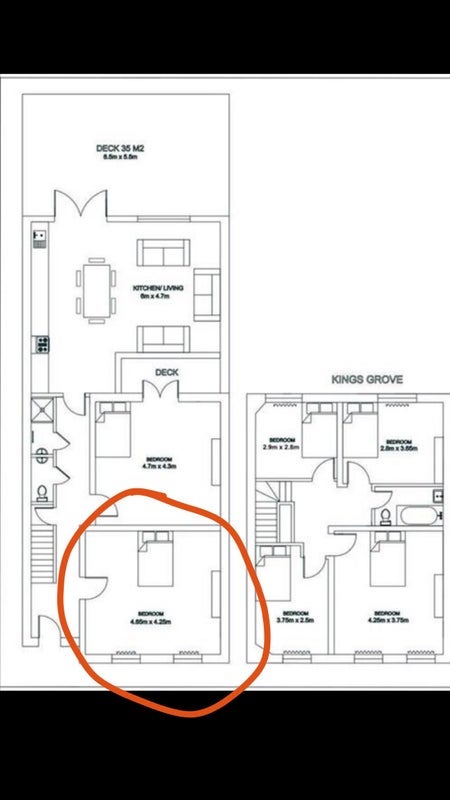 Room King's Grove in Greater London