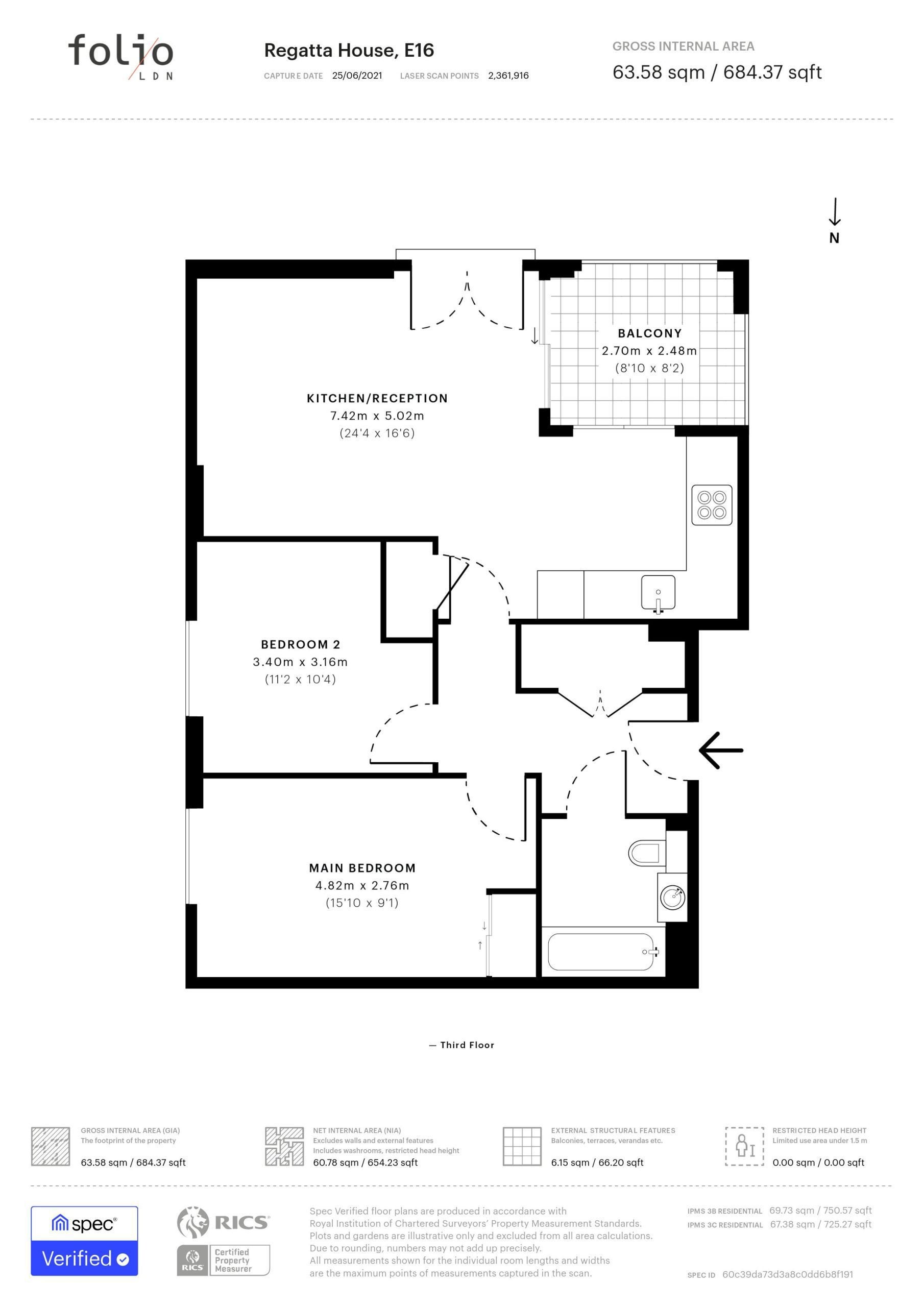 Flat Atlantis Avenue in Greater London