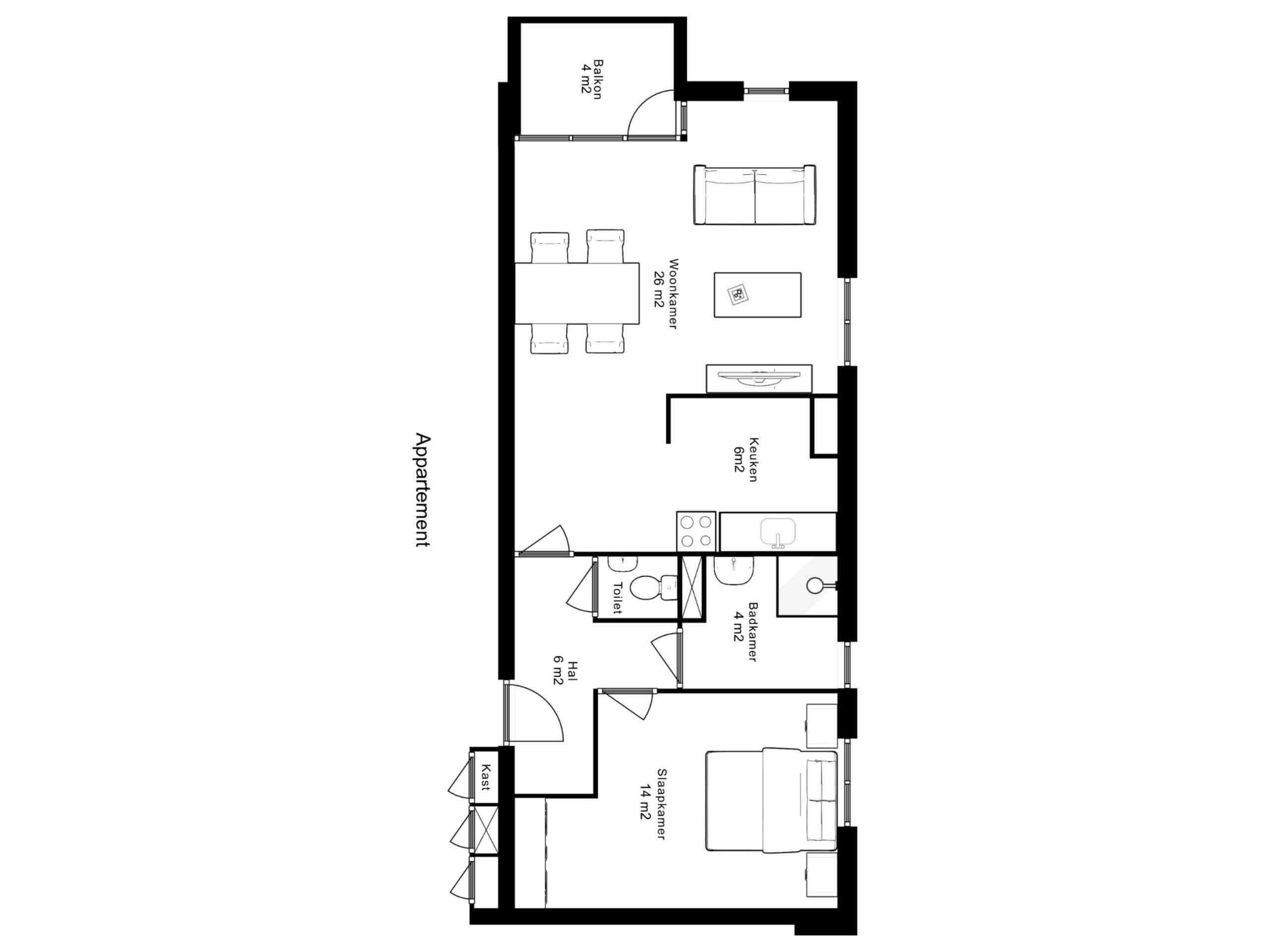 Appartement Mallemolen 11 B in Den Haag