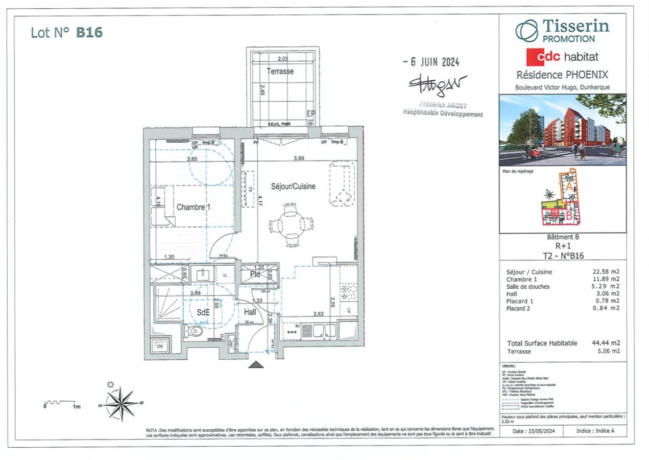 Appartement Avenue Edmond Flamand à Dunkerque