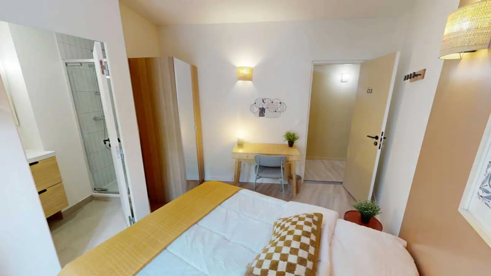Chambre Place de la Bataille de Stalingrad à Paris