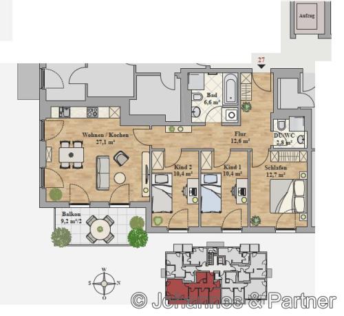 Wohnung Corinthstraße in Dresden