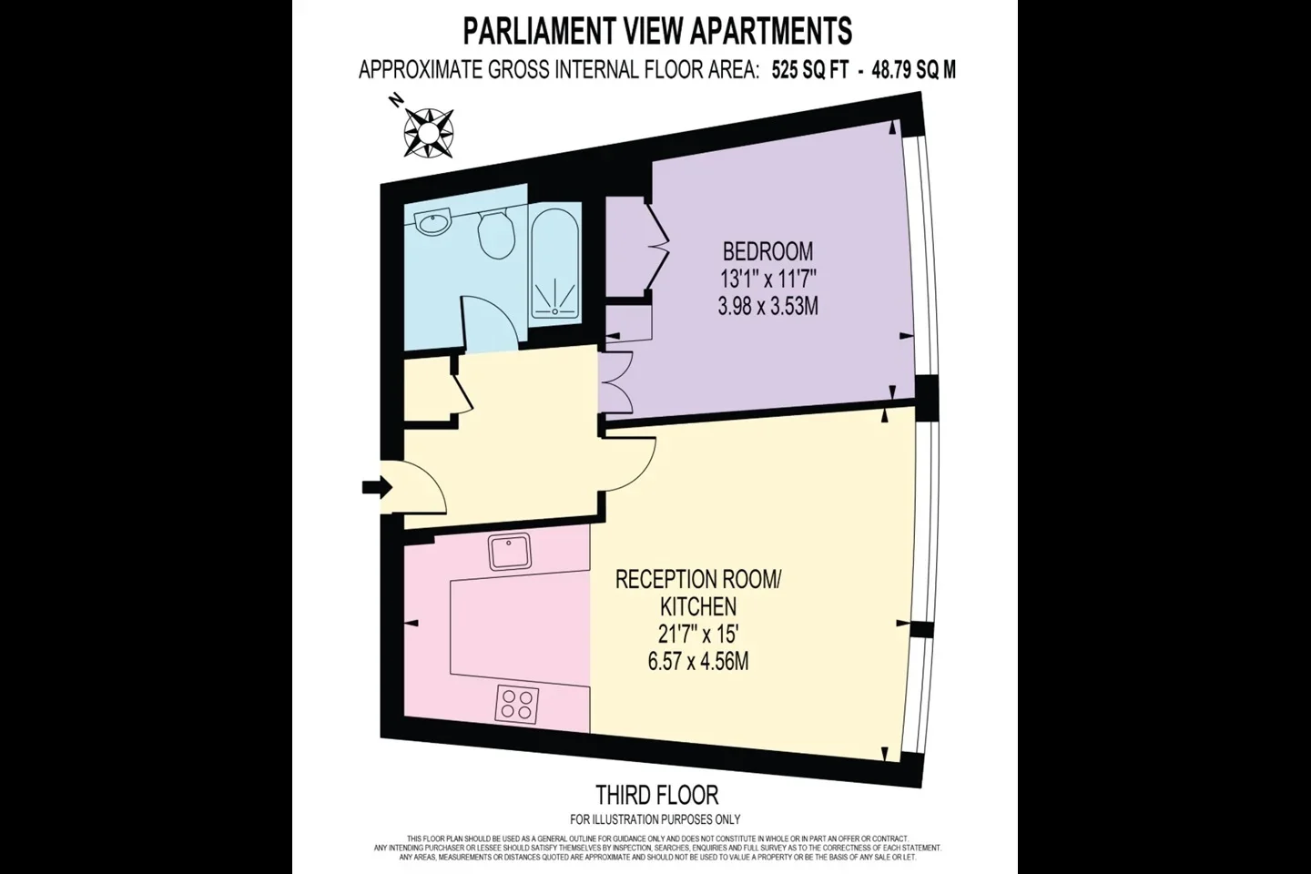 Flat Albert Embankment in Greater London