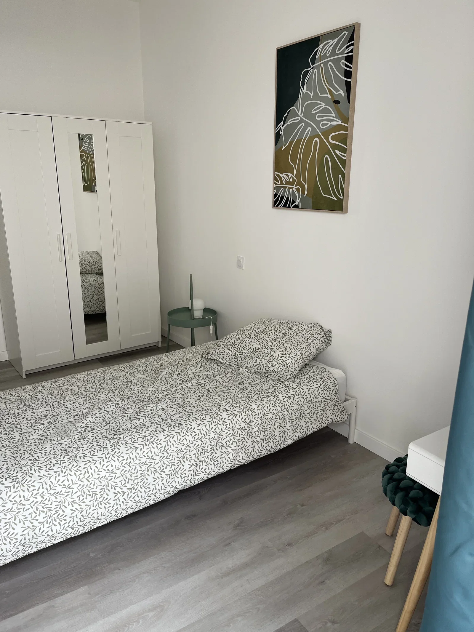 Chambre Rue Robert Caumont à Bordeaux