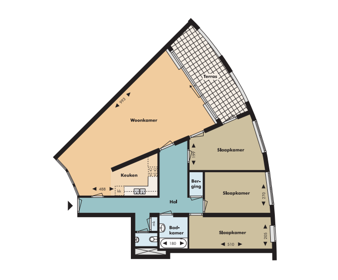 Appartement Nieuwehaven 126 in Rotterdam