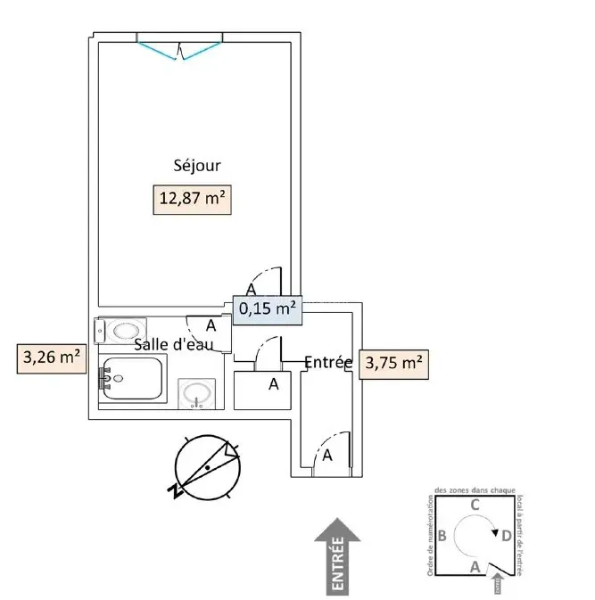 Flat Rue de Nanterre in Asnières-sur-Seine