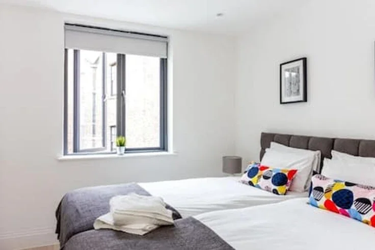 Flat Bourlet Close in City of Westminster
