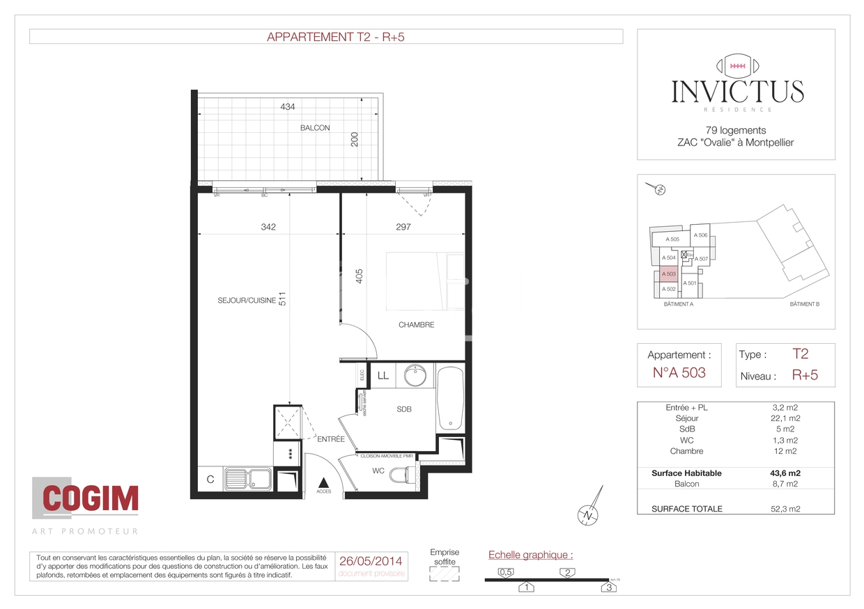 Appartement Rue de Bugarel à Montpellier