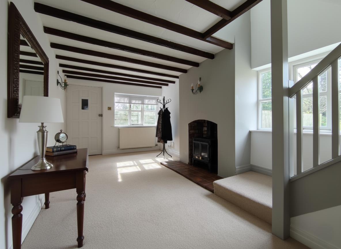 Flat Lymm Road in Little Bollington